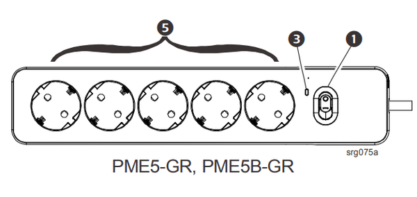 APC PME5B-GR -ylijännitesuoja