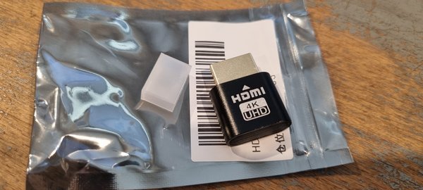 HDMI näyttöemulaattori 4K (Huom: hinta sisältää postikulut)